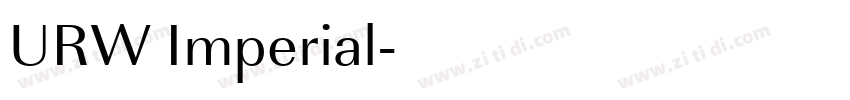 URW Imperial字体转换 URW Imperial字体转换